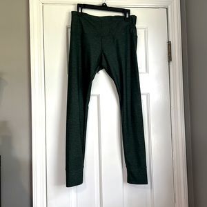 Uniquely Lorna Jane Heathered Green Leggings Ladies Size Small